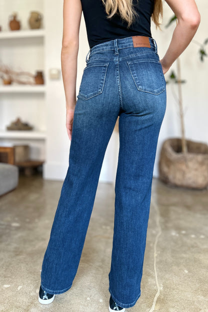 Tummy Control Straight Jeans by Judy Blue