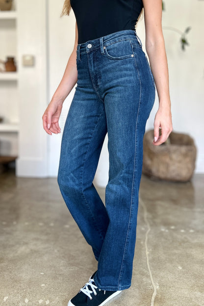 Tummy Control Straight Jeans by Judy Blue