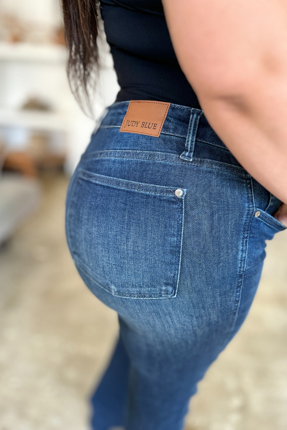 Tummy Control Straight Jeans by Judy Blue