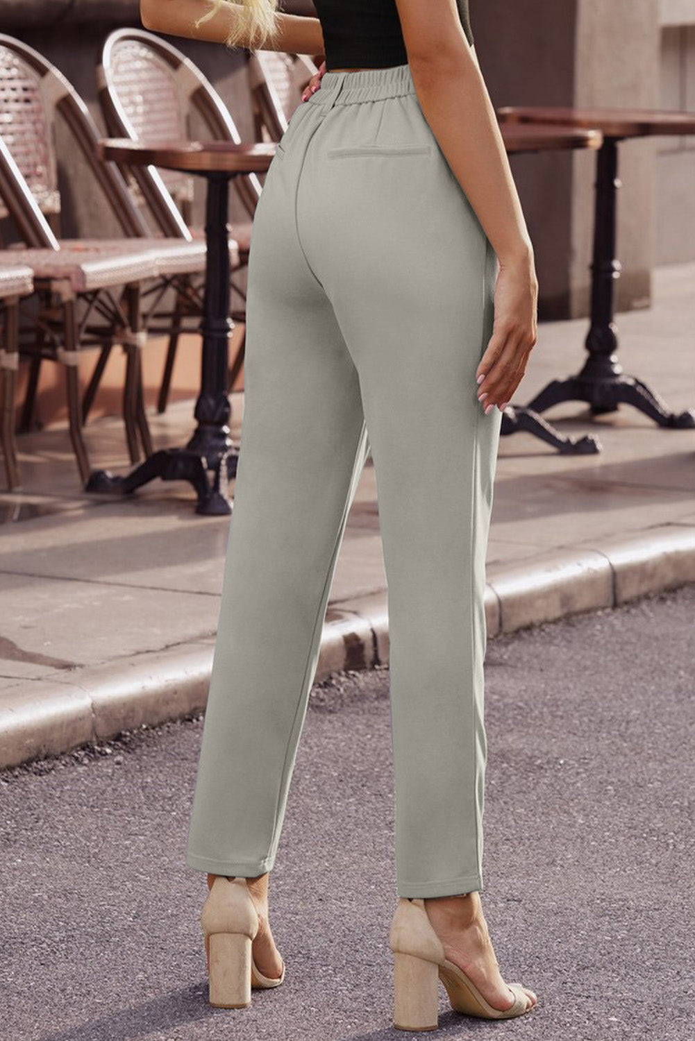 Buy TURTLE Grey Printed Skinny Fit Mens Trousers | Shoppers Stop