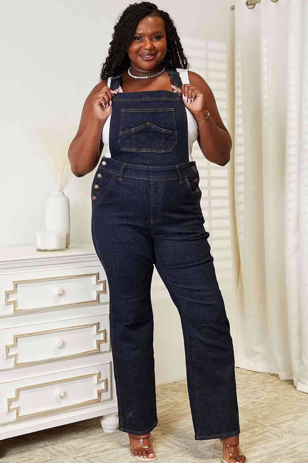 Classic Denim Overalls by Judy Blue
