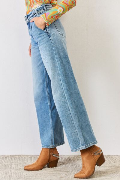 High Waist Wide Leg Jeans by Kancan