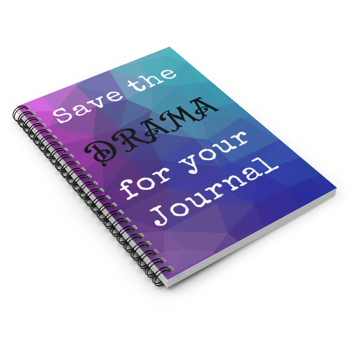 Save the Drama for your Journal - Closed View