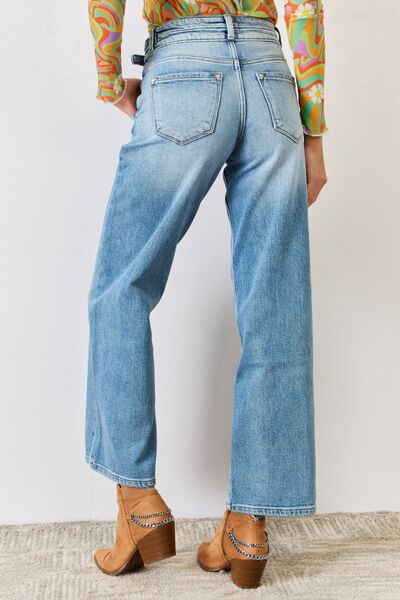 High Waist Wide Leg Jeans by Kancan